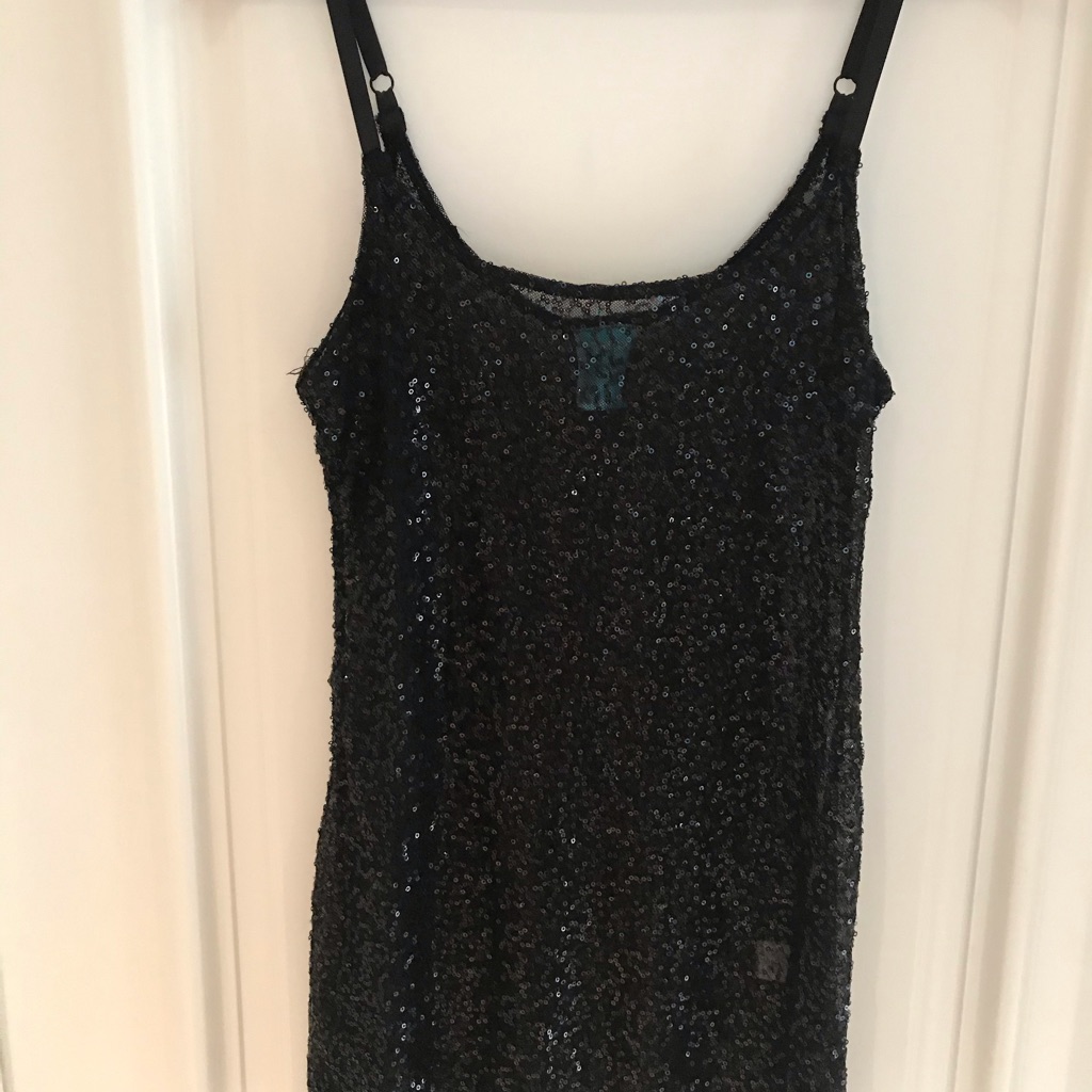 Black Sequence Cami